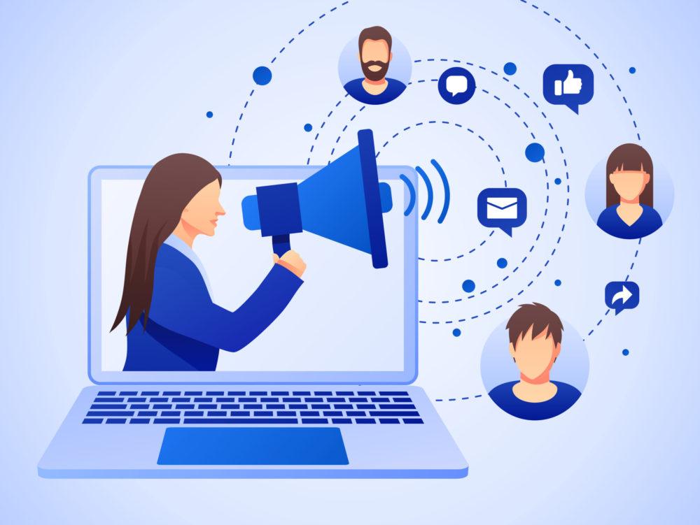 Truyền thông trên mạng xã hội: Facebook, instagram, Twitter,...